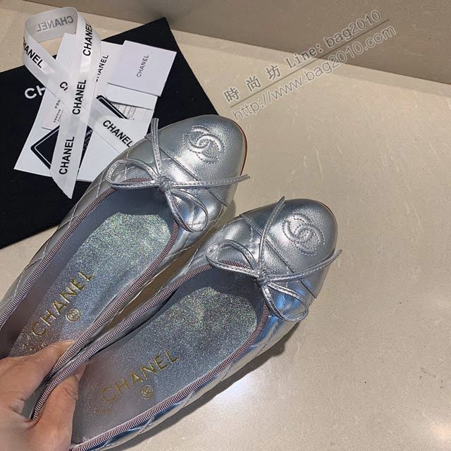 Chanel女鞋 香奈兒頂級芭蕾舞鞋 Chanel羊皮舒適平底鞋  naq1076